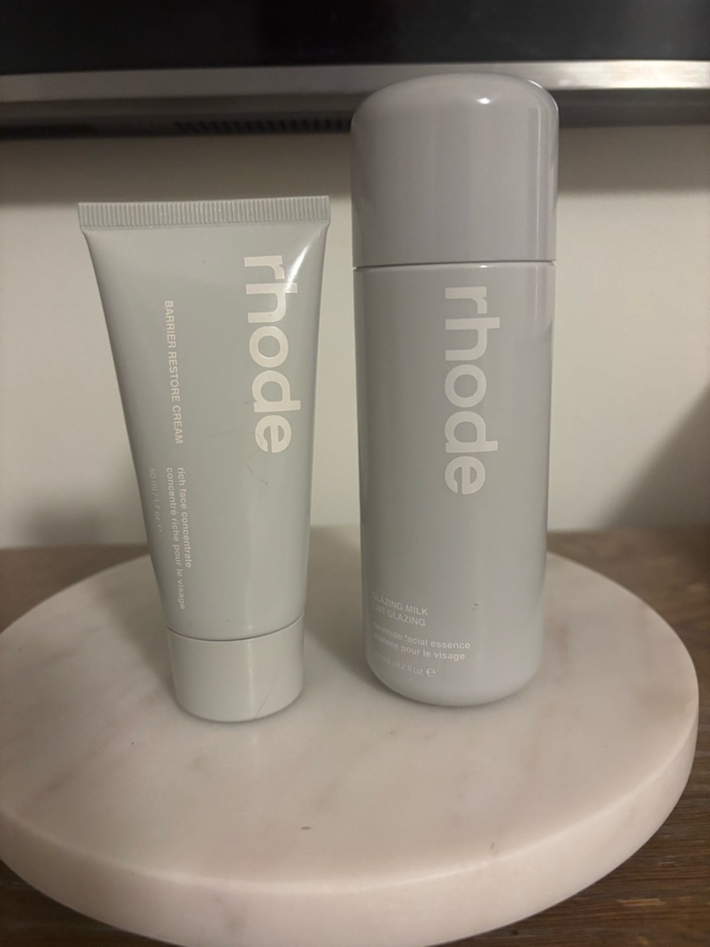 RHODE  Barrier Cream & Glazing Milk
